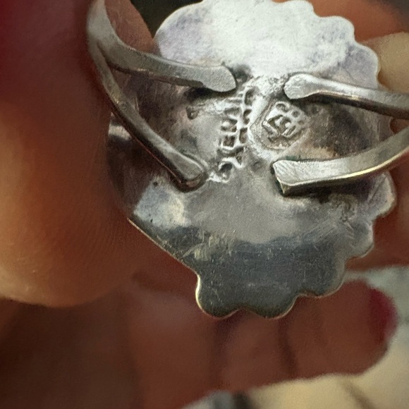 Navajo Handmade Ring
925 Silver Natural abalone shell Native American Sz 7 - Picture 8 of 11